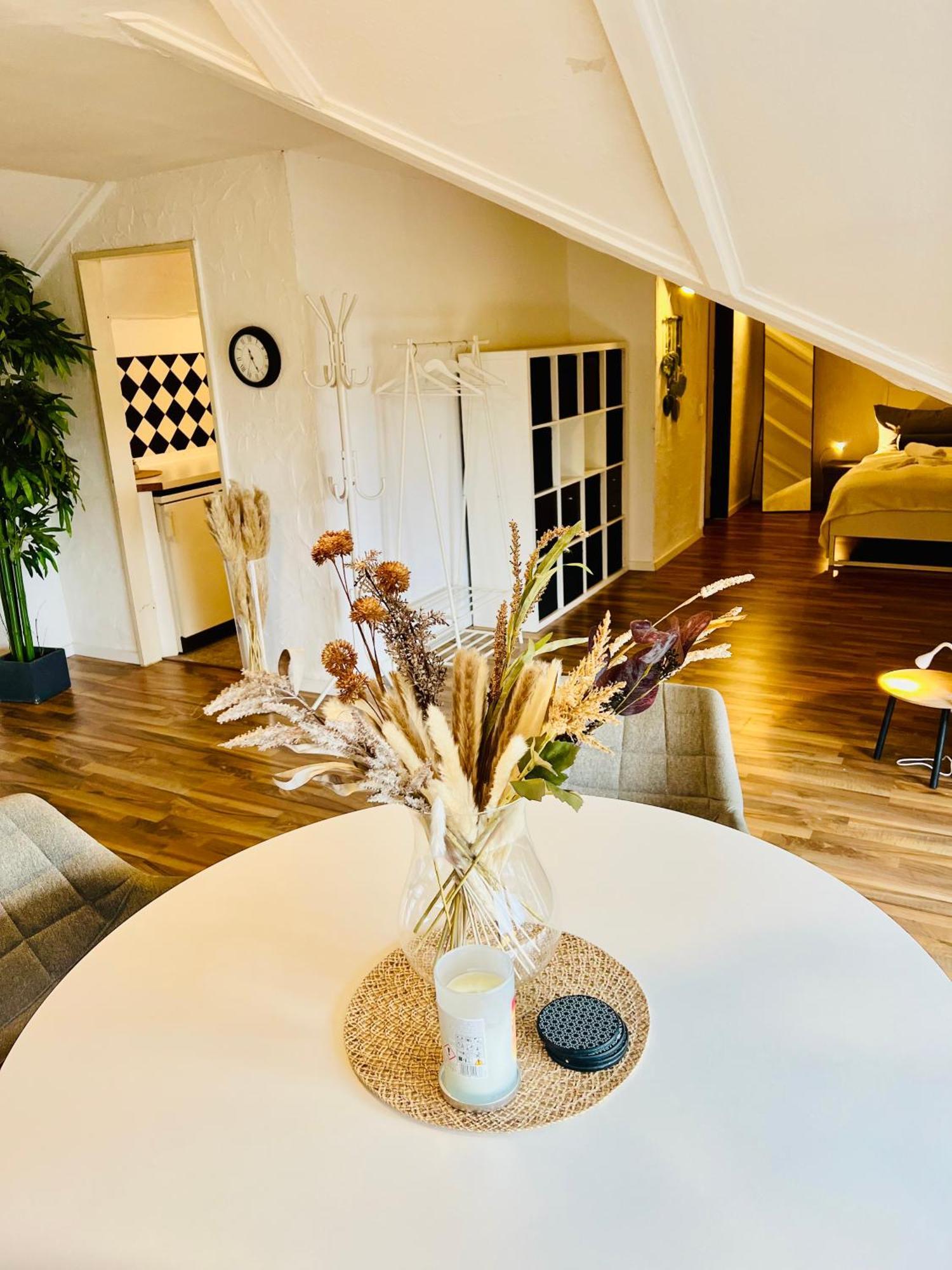 Grosse Dachgeschosswohnung Mit Kueche Und Badezimmer An Der Uniklinik Homburg Homburg  Ngoại thất bức ảnh